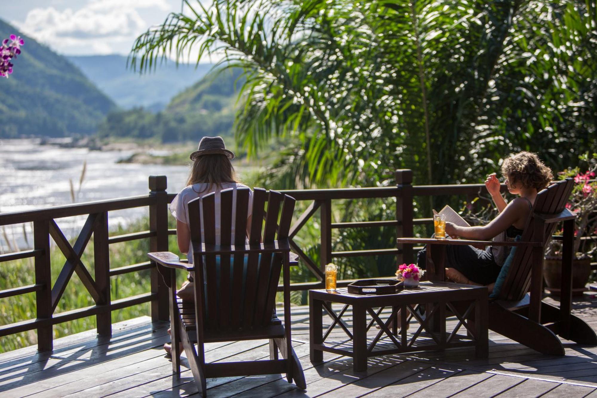 The Luang Say Lodge Muang Pakbèng Esterno foto